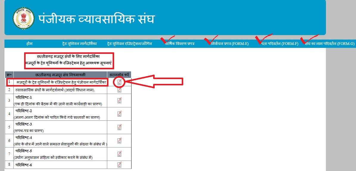 CG Trade Union Registration Kaise Kare